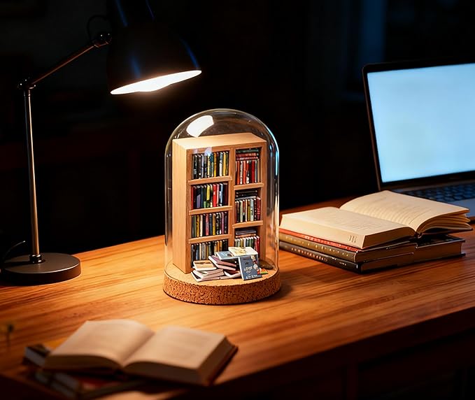 Anxiety Bookshelf, Miniature Bookcase, Mini Bookshelves