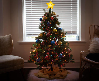 Tree Topper Mario Super Star Gen 2 Plug in Light Up Christmas