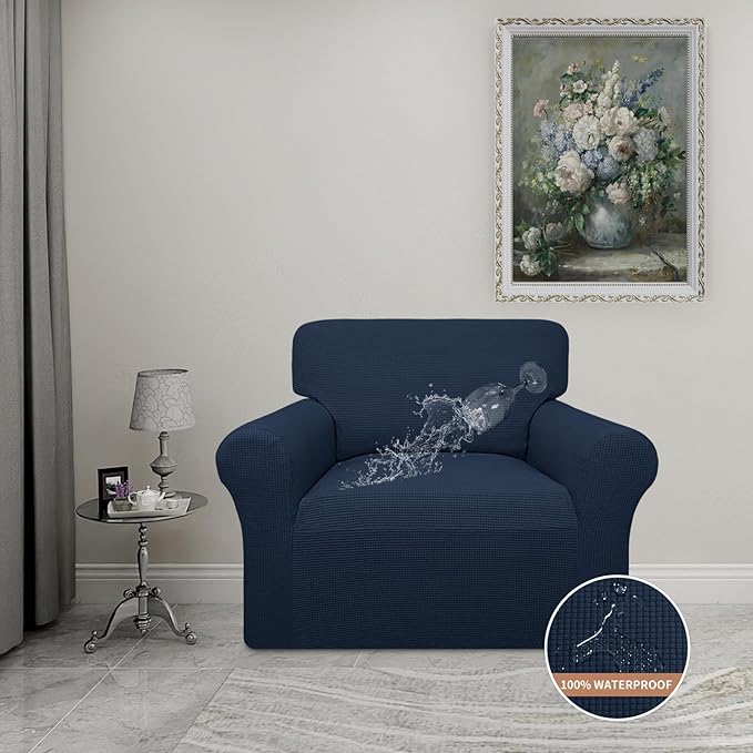 Easy-Going 100% Waterproof Oversized Chair Couch Cover, Dual Waterproof Sofa