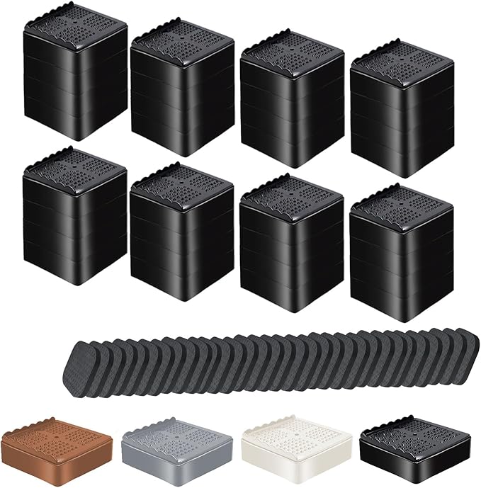Furniture Risers, 8 Pack Bed Risers
