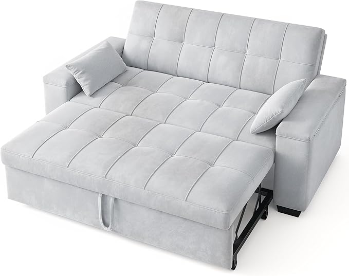 Gizoon Convertible Sofa Bed, Loveseat Sleeper Sofa
