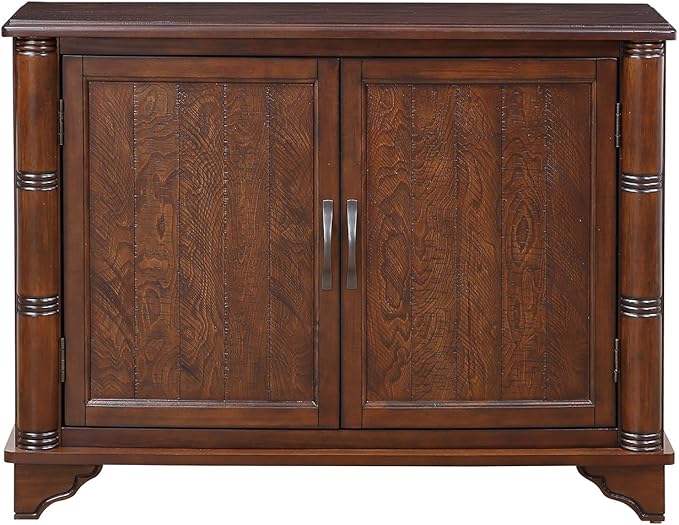 40" Solid Wood Buffet Storage Cabinet, Vintage Console Table