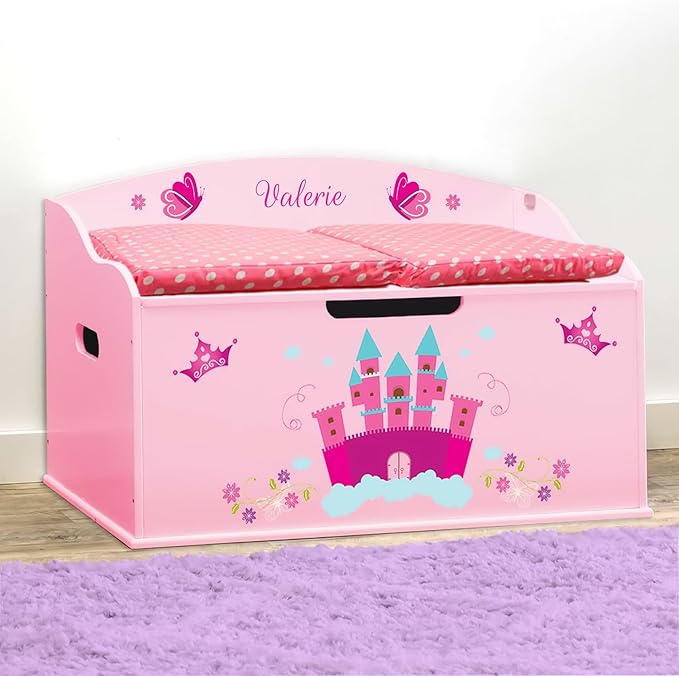 DIBSIES Personalized Creative Wonders Toy Box, 30 x 19.25 x 18 inches,
