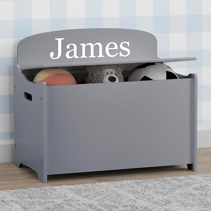 Delta Children Personalized MySize Deluxe Toy Box