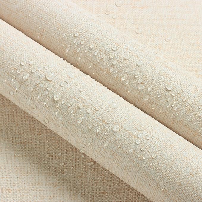 Grasscloth Peel and Stick Wallpaper Beige Contact Paper 15.7inch x 393.7inch