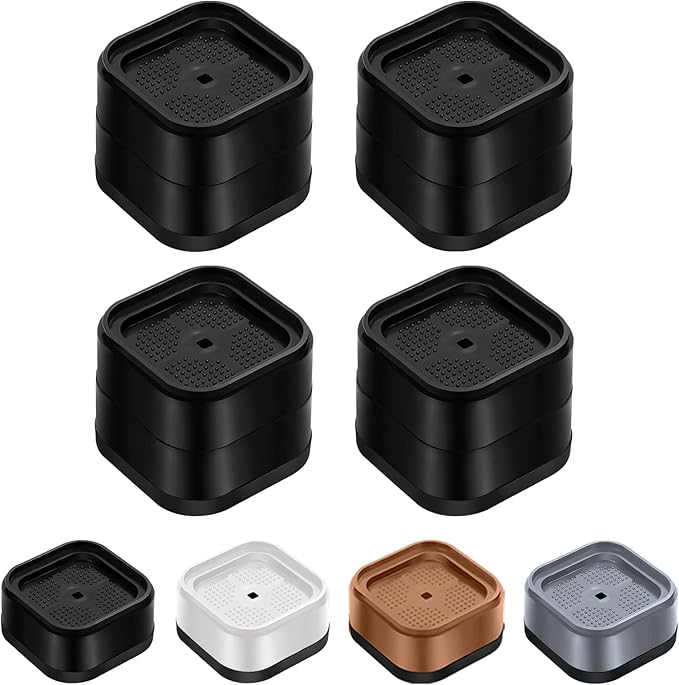 Furniture Risers Adjustable Bed Risers Heavy Duty Lifts Height 2", Square