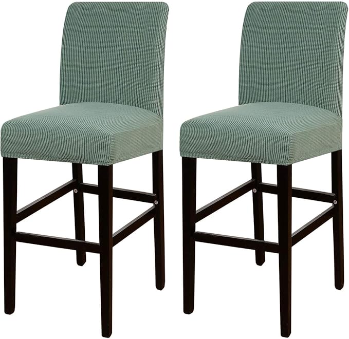Turquoize Stretch Bar Stool Cover Counter Stool Pub Chair Slipcover