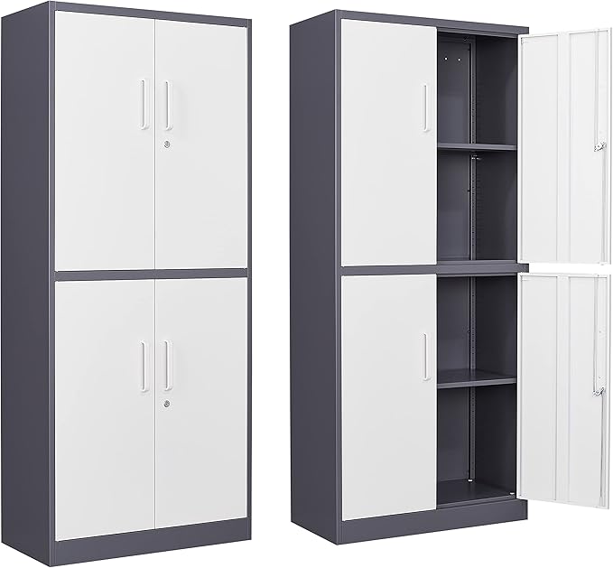 Yizosh Metal Storage Locking Cabinet