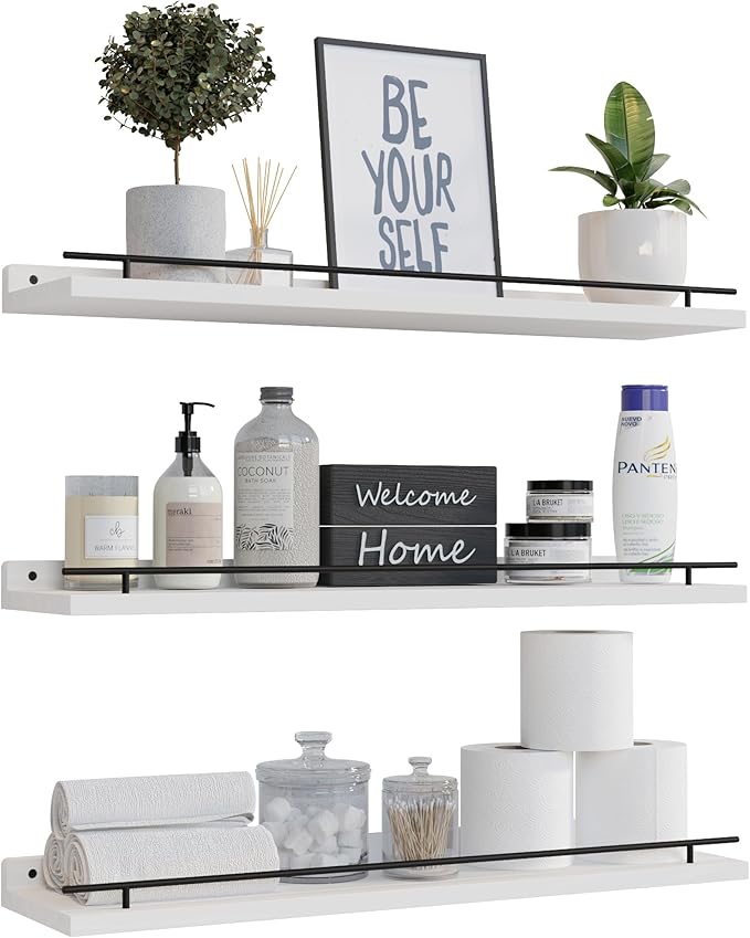 WOPITUES Floating Shelves 24 inch