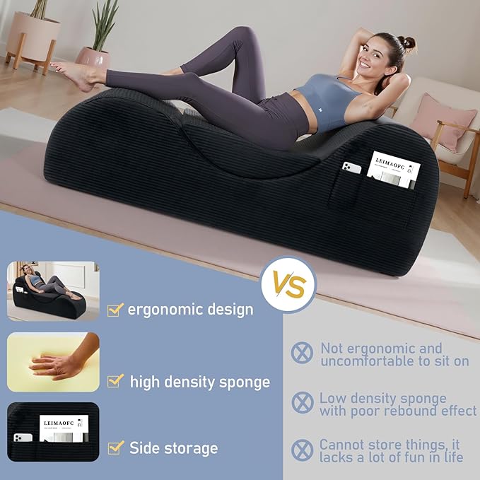 Yoga Chair Lounge for Adult, Ergonomic Chaise Lounge Chair
