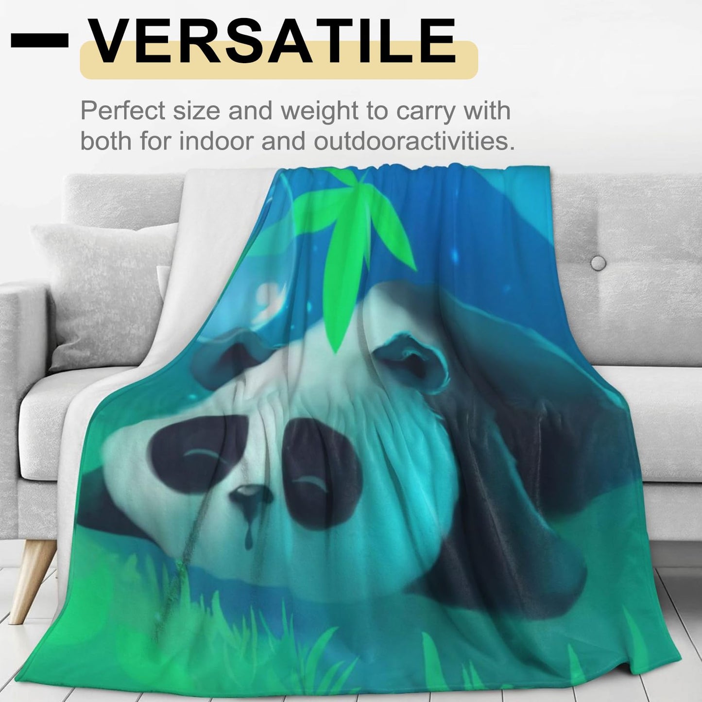 VODRM Ghost Blanket Haunted Forest Throw Blankets,Birthday Gifts for Kids Adult,Lightweight Soft Fleece with Glowing Dark Mushroom,Sofa Couch Bed Room Horror Halloween Decor 50x60in