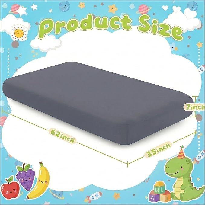 Stretchy Fitted Sheet for 34.5" x 62" Inflatable Airbed or 33x66 Youth Bed