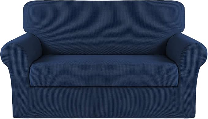 Turquoize Stretch Sofa Slipcover 2 Pieces Sofa Cover Couch Cover