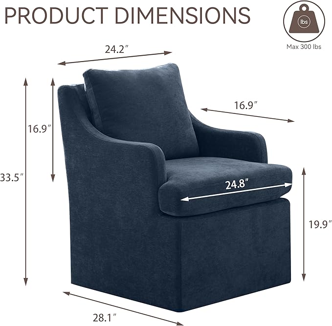 VKNOW Upholstered Dining Chairs, Modern Kitchen Chairs Dinner Chairs