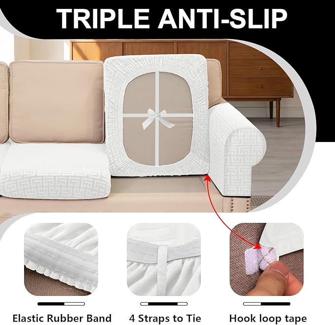 UNBBRRL Stretch Couch Backrest Cushion Cover