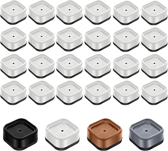 shouwuhho 24 Pack Furniture Risers Adjustable Bed Risers Heavy Duty Lifts