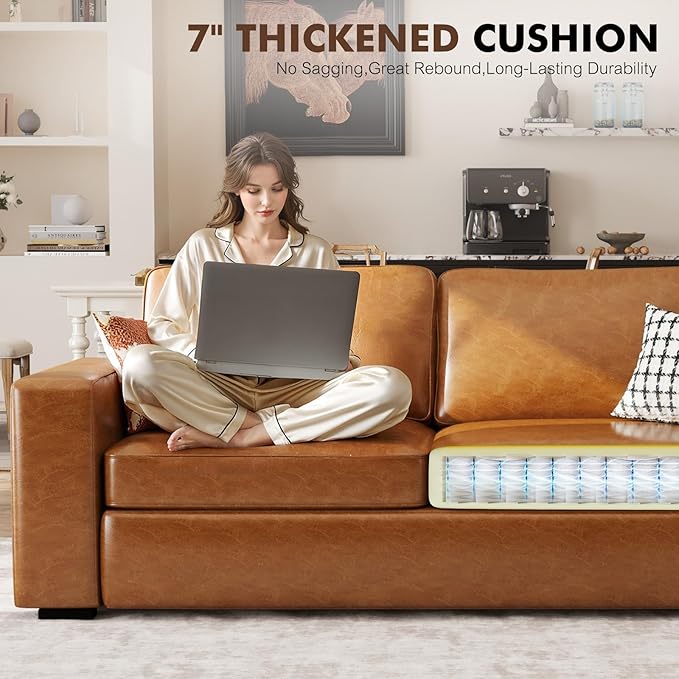 ABCASA Oversized 85" Sofa Couches