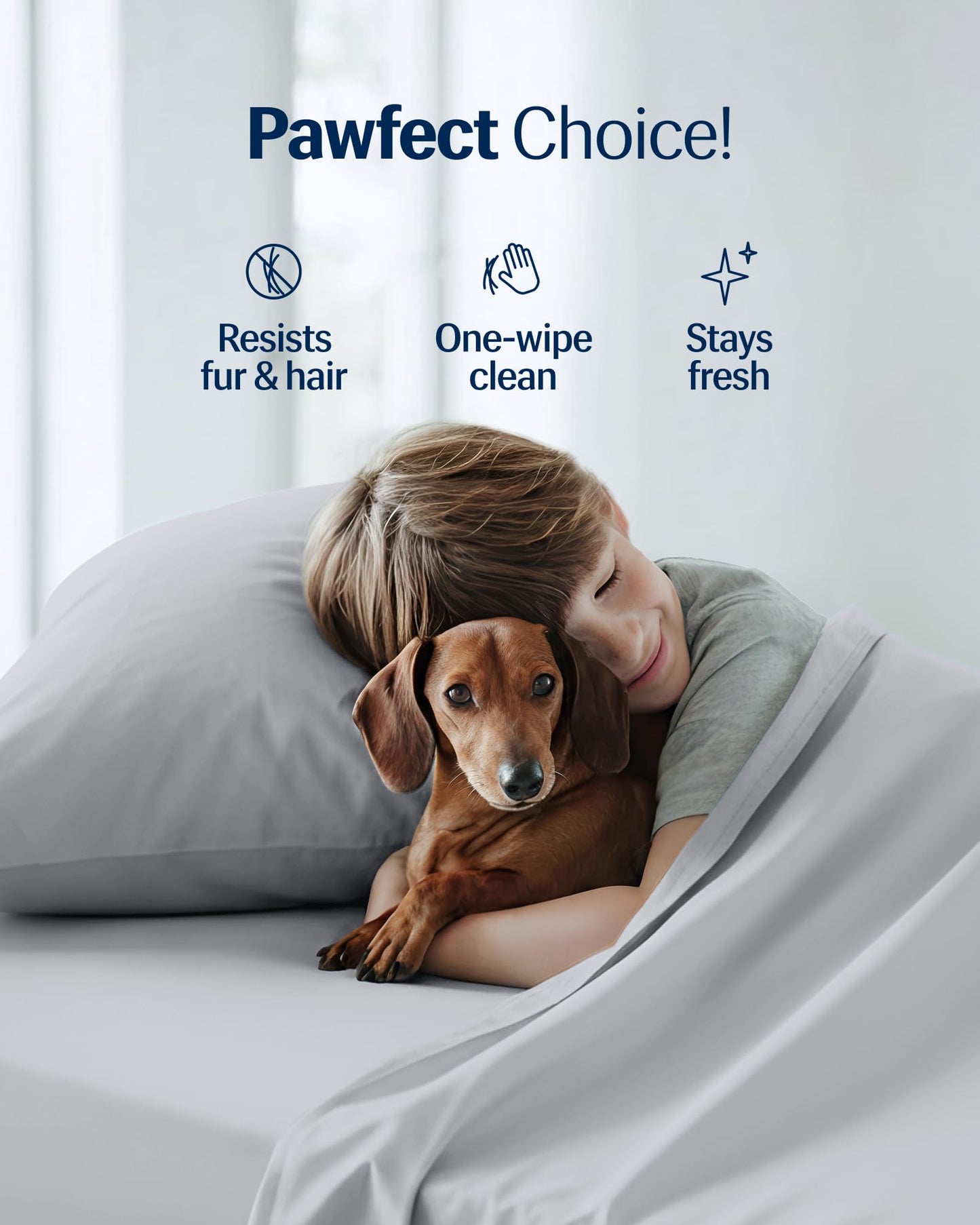 REST® Evercool®+ Cooling Pillowcases Standard - 2 Pillowcases for Sensitive Skin, Silver Infused Fabric for Hygienic Sleep, Silky Smooth for Curly Hair, High Elastic for Snug Fit (19x29 inches)