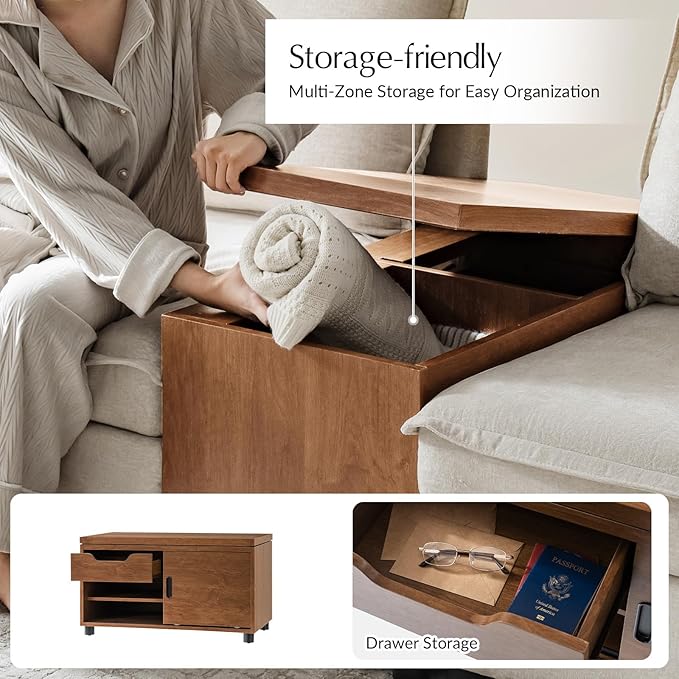 HULALA HOME Sofa Side Table