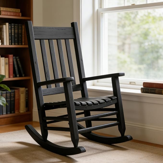 Oversized Outdoor Wooden Rocking Chair