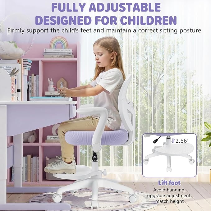 HOFFREE Kids Desk Chair Ergonomic Study Chair