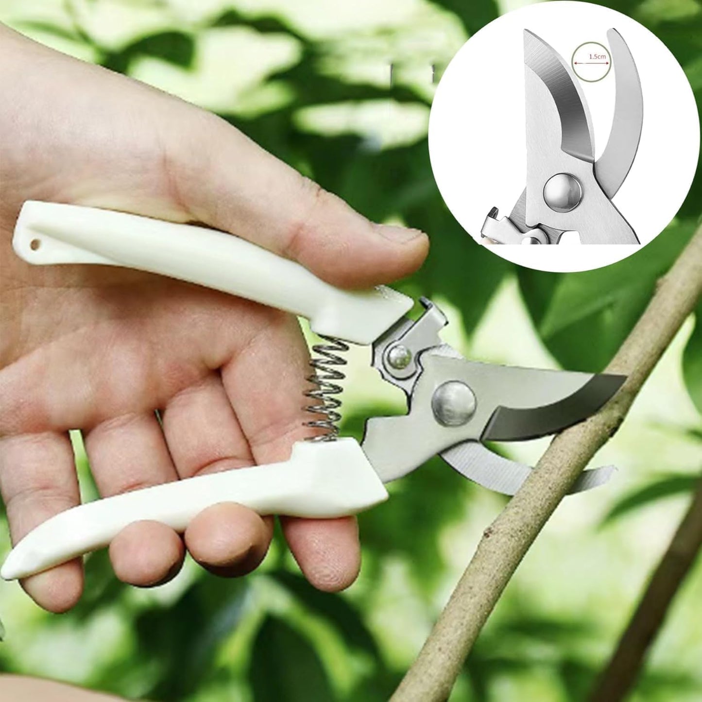 Floral Tool Kit, Rose Thorn Stripper Tool Garden Pruning Shears Scissors Kit, Glove for Floral Making Supplies,Use for Florist Supplies (Blue)