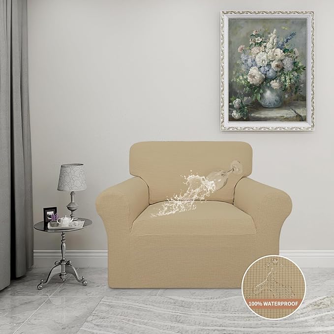 Easy-Going 100% Waterproof Oversized Chair Couch Cover, Dual Waterproof Sofa