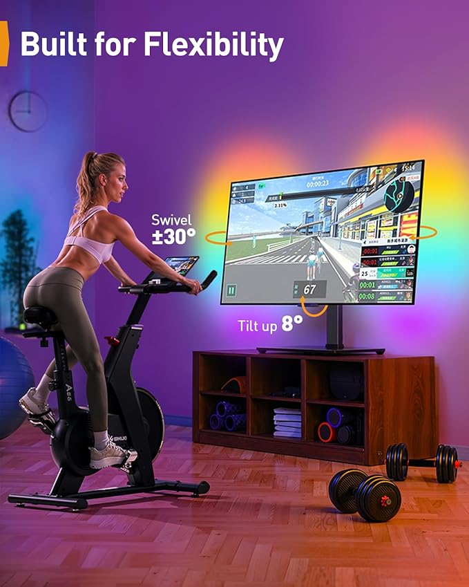 Perlegear Universal Swivel TV Stand