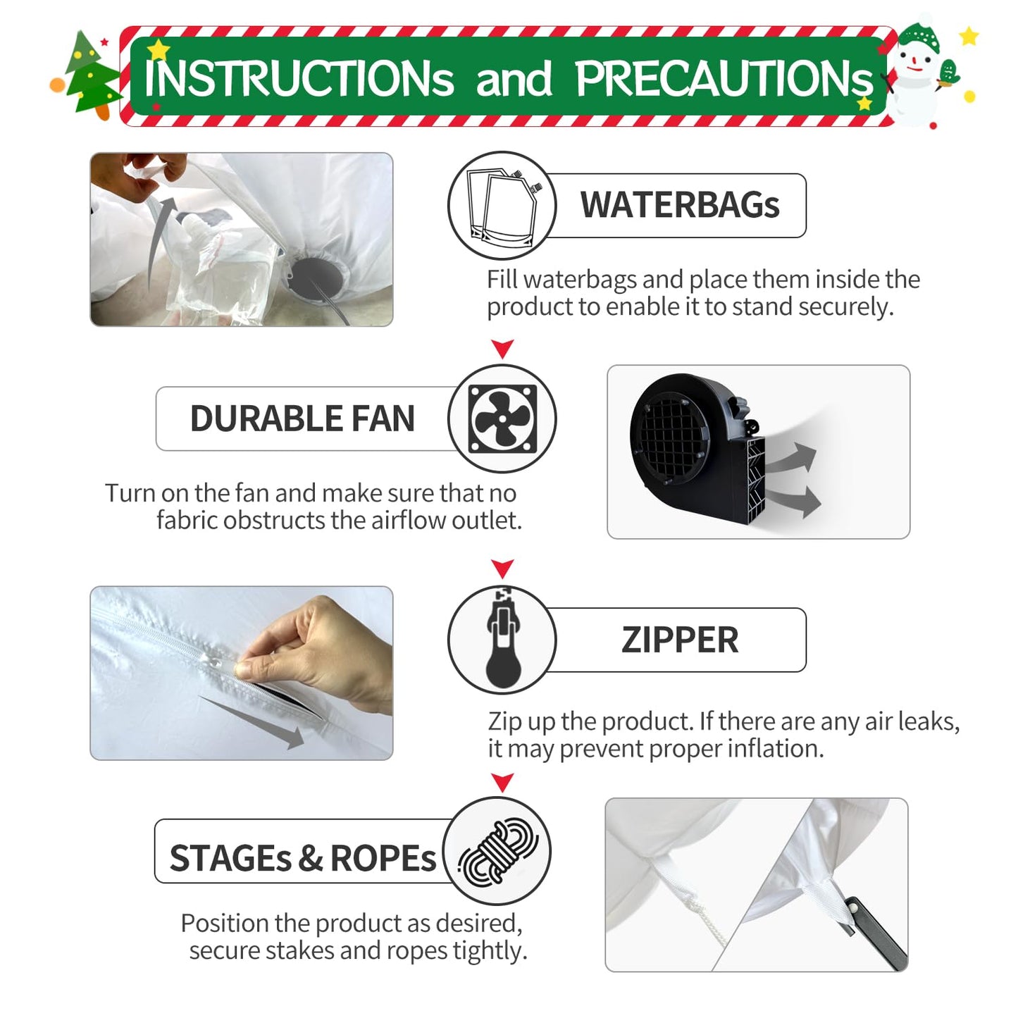 DomKom 6FT Cow Inflatables Christmas Spring, Farm Ranch Blow up Animals Cute Dairy Cattle,Decorations Outdoor Yard Built-in LED Lights Big Large Highland Highlander Decor Party Lawn Holiday Outside