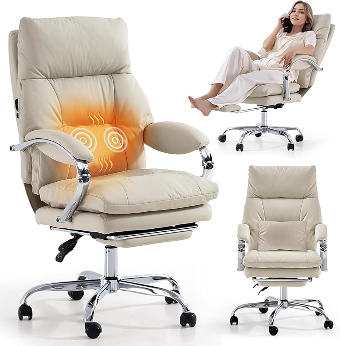 LEAGOO Massage Heated Office Chairs