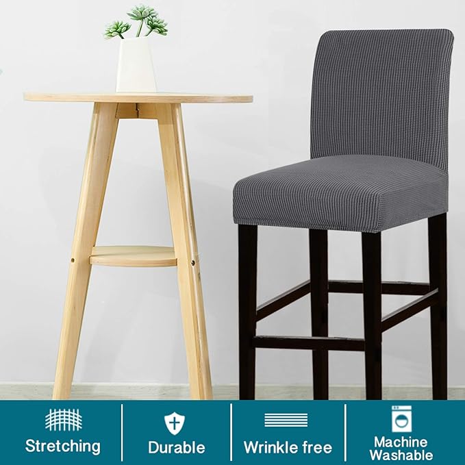 Turquoize Stretch Bar Stool Cover Counter Stool Pub Chair Slipcover