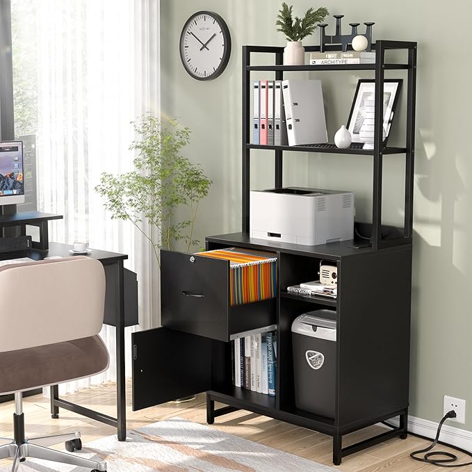 Homieasy Vertical Filing Cabinet