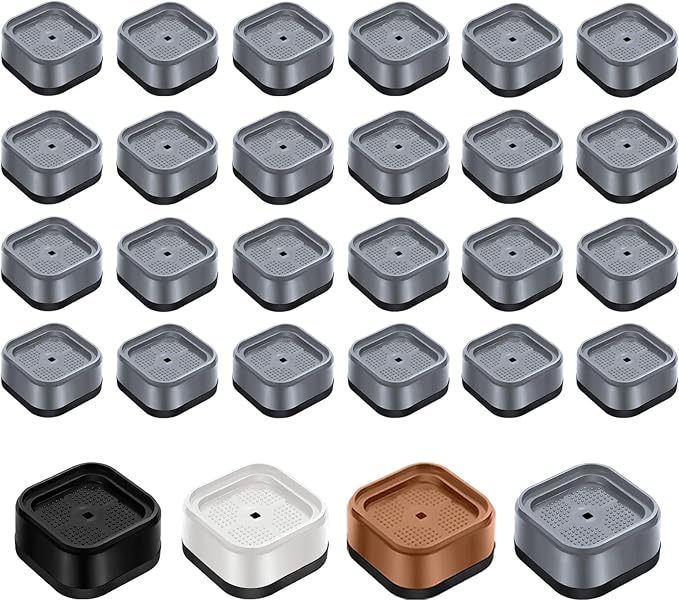 shouwuhho 24 Pack Furniture Risers Adjustable Bed Risers Heavy Duty Lifts
