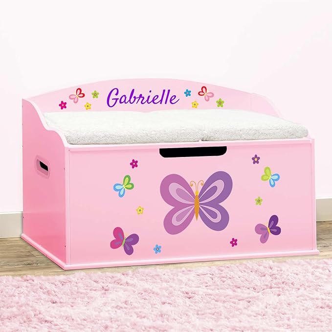 DIBSIES Personalized Creative Wonders Toy Box, 30 x 19.25 x 18 inches,