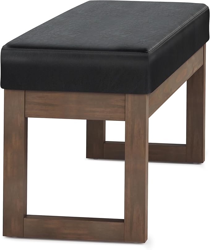 SIMPLIHOME Milltown Large Ottoman Bench