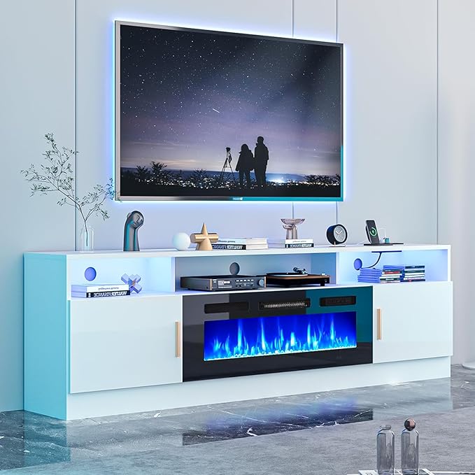 oneinmil 70" Fireplace TV Stand