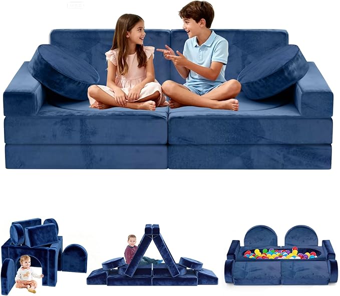 12pcs Modular Kids Play Couch