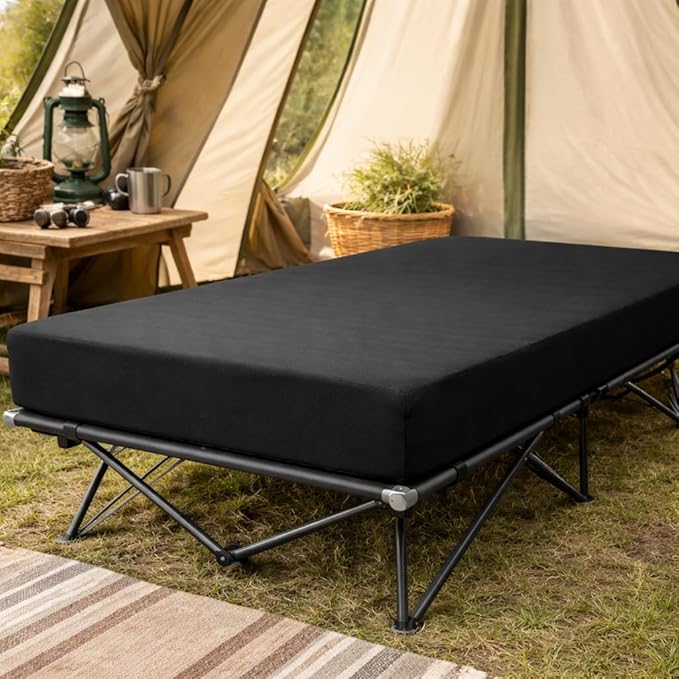 Stretchy Queen Fitted Sheet for 4 Inch Low Profile Mattress