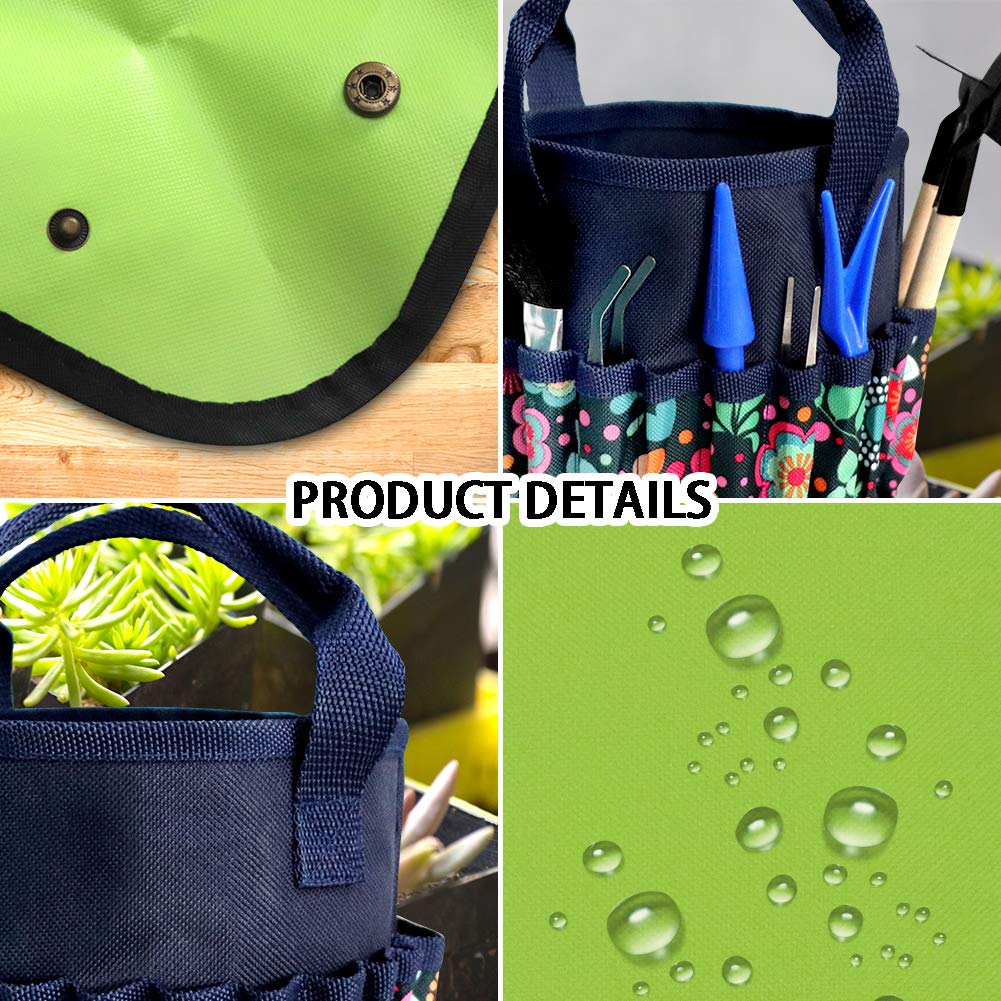Succulent Tools Kit with Organizer Bag and Planting Operation Mat,Gardening Tool Set with Tote,Mini Succulent Garden Tool Kit Succulent Bonsai Planter Set Indoor Gardening,Miniature Indoor Planting