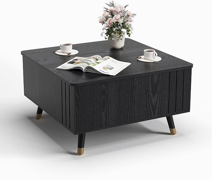 JOINICE 32" Square Lift Top Coffee Table