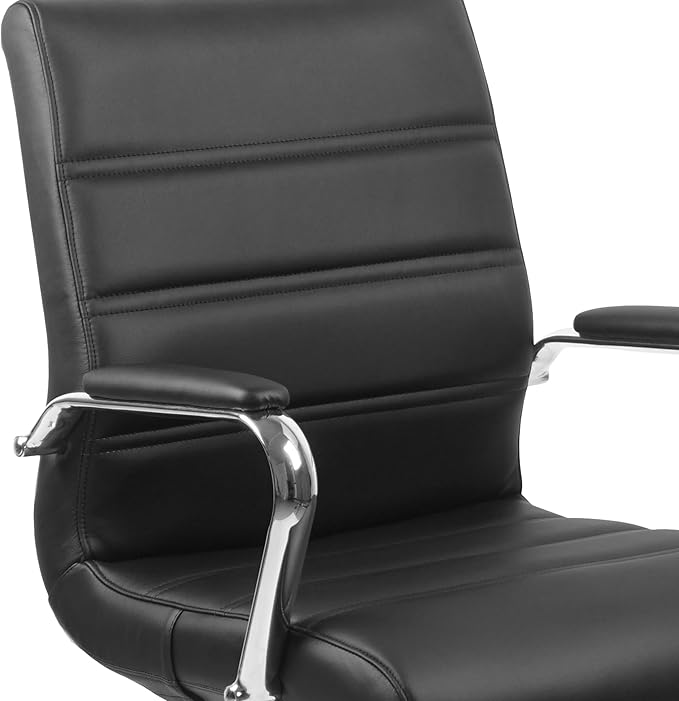 Flash Furniture Whitney Mid-Back Swivel LeatherSoft Desk Chair