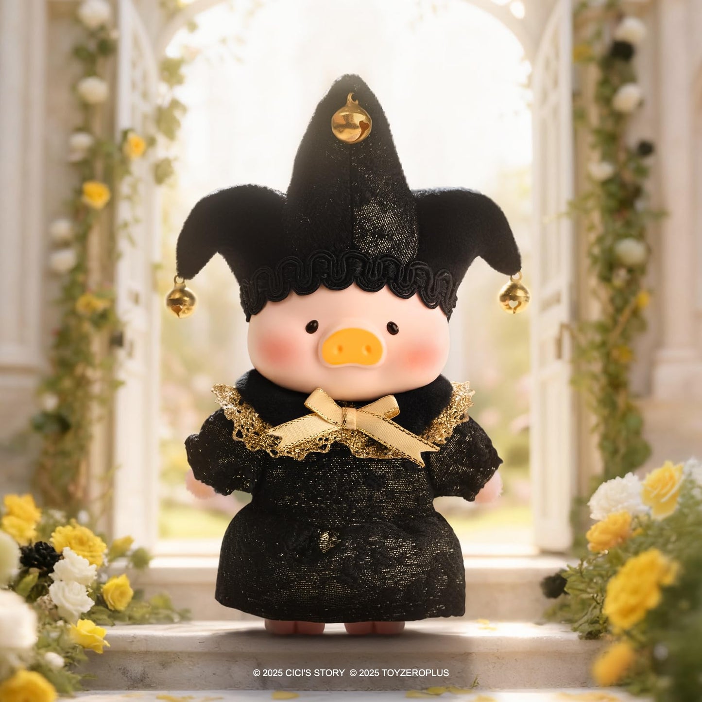 TOYZERO + Lulu The Piggy Blind Box - Triangel Series Plush Keychain Blind Boxes Figures Cute Stuffed Animals Mystery Box Collectibles Home Decorations Birthday Gifts, Single Box