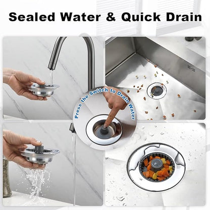 Kitchen Sink Drain Strainer – New Upgraded Kitchen Sink Stopper