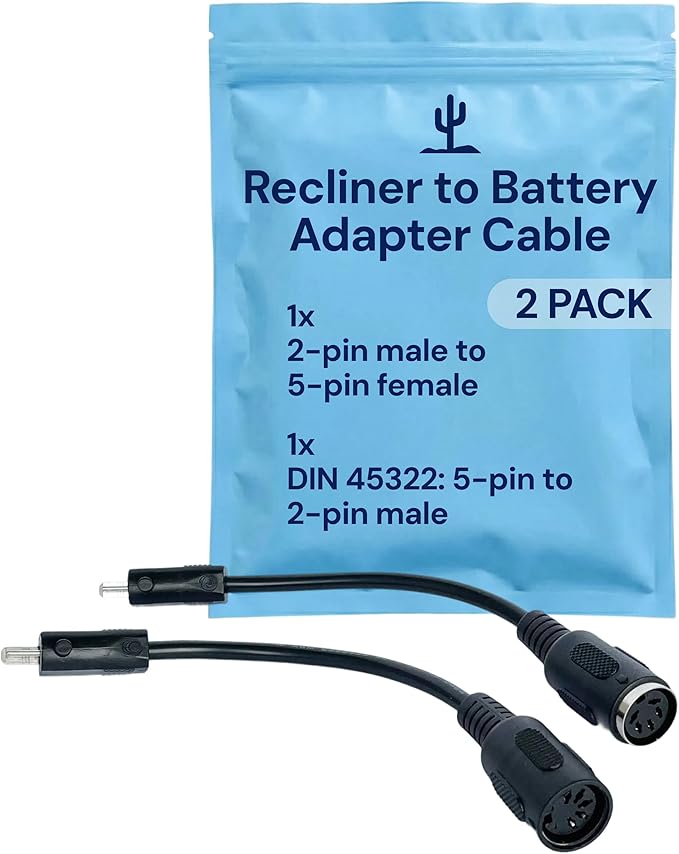Blue Cactus Adapter Cables for Recliner Battery Pack
