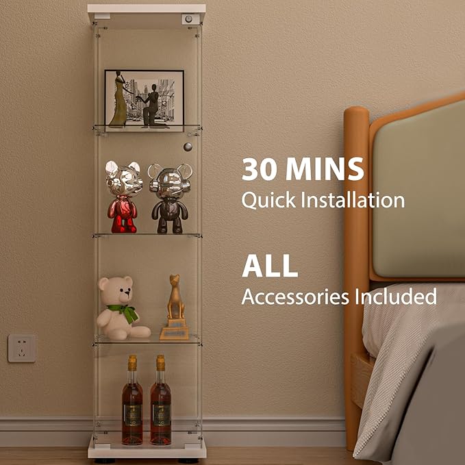 FANYUSHOW Glass Display Cabinet