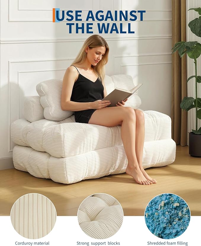 Folding Sofa Bed, Convertible Folding Out Sofa Bed