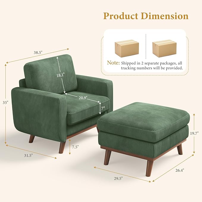 Vesgantti 38.5" Accent Chair