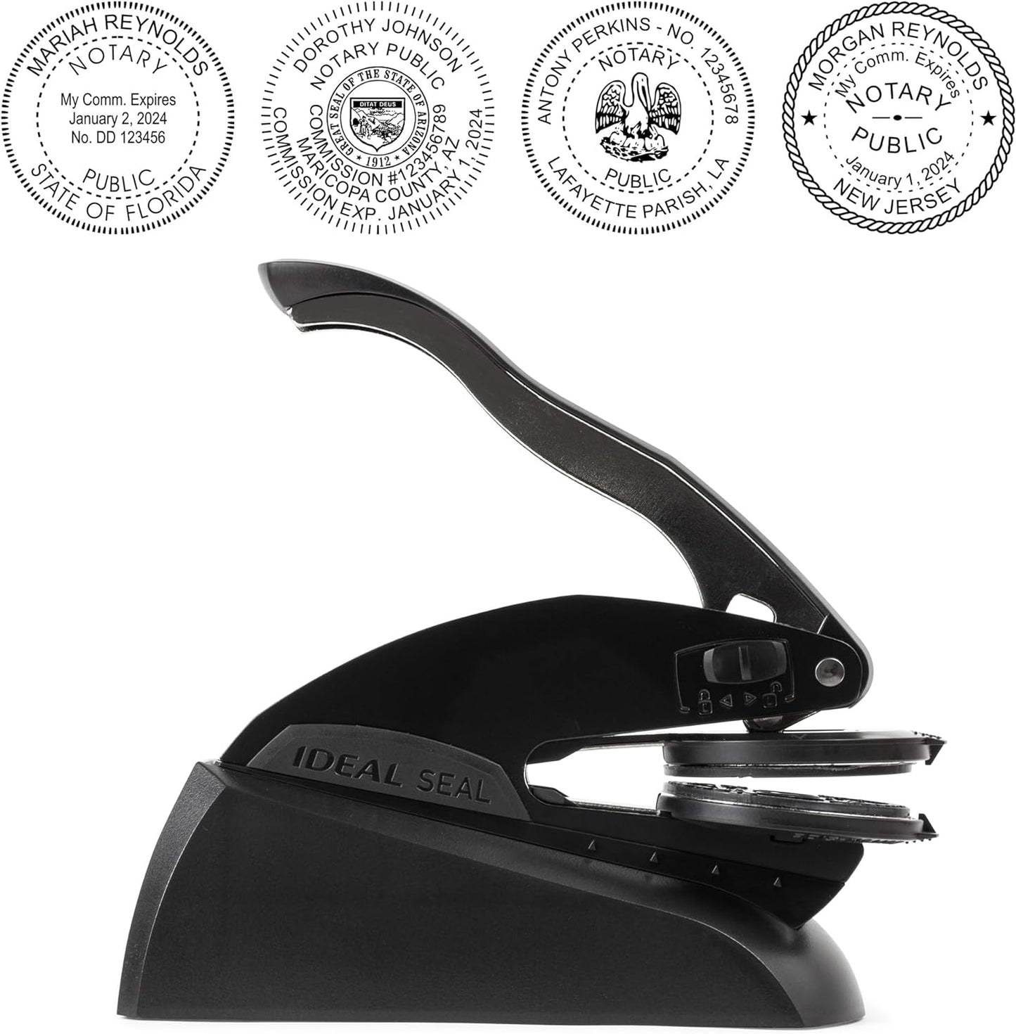 Florida Round Notary Embosser | Official State Embosser | Official Seals | Meets State Specifications (Florida, Round Embosser)