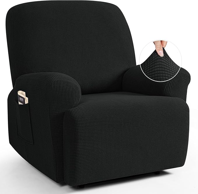 TAOCOCO Oversized Recliner Chair Covers, 1 Seater Streach Recliner Covers Soft