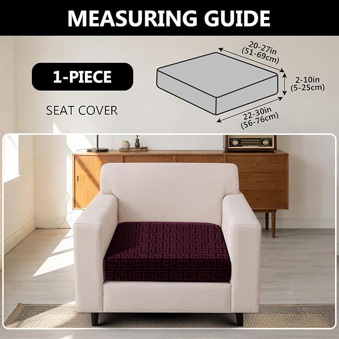 UNBBRRL Stretch Couch Cushion Cover